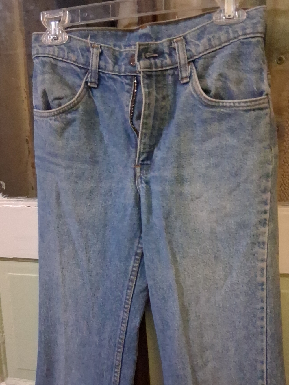 VINTAGE Levi's Women's Light Blue BELL BOTTOM Leg Jeans